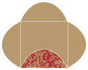 Renaissance Red Pochette Style B4 (5 7/8 x 5 7/8) - 10/Pk