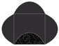 Nature Black Pochette Style B4 (5 7/8 x 5 7/8) - 10/Pk