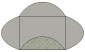 Rococo Pewter Pochette Style B4 (5 7/8 x 5 7/8) - 10/Pk