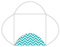 Chevron Fiji Pochette Style B4 (5 7/8 x 5 7/8) - 10/Pk