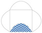 Chevron Comet Pochette Style B4 (5 7/8 x 5 7/8) - 10/Pk
