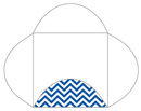 Chevron Comet Pochette Style B4 (5 7/8 x 5 7/8) - 10/Pk