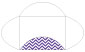 Chevron Amethyst Pochette Style B4 (5 7/8 x 5 7/8) - 10/Pk