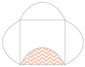 Chevron Ginger Pochette Style B4 (5 7/8 x 5 7/8) - 10/Pk