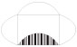 Stripe Black & White Pochette Style B4 (5 7/8 x 5 7/8) - 10/Pk