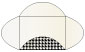Houndstooth Black & White Pochette Style B4 (5 7/8 x 5 7/8) - 10/Pk