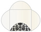 Victoria Black & White Pochette Style B4 (5 7/8 x 5 7/8) - 10/Pk