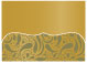 Peacock Antique Gold Pocket Card 7 1/4 x 5 1/4 - 10/Pk