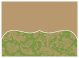 Renaissance Green Pocket Card 7 1/4 x 5 1/4 - 10/Pk