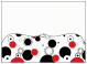 Disco Black-Red Pocket Card 7 1/4 x 5 1/4 - 10/Pk