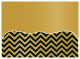 Chevron Noir Pocket Card 7 1/4 x 5 1/4 - 10/Pk