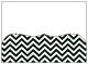 Chevron B&W Pocket Card 7 1/4 x 5 1/4 - 10/Pk