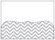 Chevron Pewter Pocket Card 7 1/4 x 5 1/4 - 10/Pk