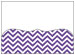 Chevron Amethyst Pocket Card 7 1/4 x 5 1/4 - 10/Pk