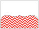 Chevron Rouge Pocket Card 7 1/4 x 5 1/4 - 10/Pk