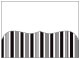 Stripe Black & White Pocket Card 7 1/4 x 5 1/4 - 10/Pk