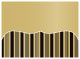Stripe Black Pocket Card 7 1/4 x 5 1/4 - 10/Pk