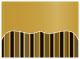 Stripe Noir Pocket Card 7 1/4 x 5 1/4 - 10/Pk