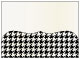 Hounds Tooth Black & White Pocket Card 7 1/4 x 5 1/4 - 10/Pk