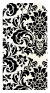 Floral Black Style A Tag (2 1/4 x 4) 10/Pk