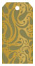 Peacock Antique Gold Style A Tag (2 1/4 x 4) 10/Pk