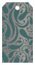 Peacock Secret Style A Tag (2 1/4 x 4) 10/Pk
