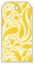 Peacock Yellow Style A Tag (2 1/4 x 4) 10/Pk