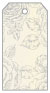Rose Silver Style A Tag (2 1/4 x 4) 10/Pk