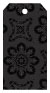 Morocco Noir Style A Tag (2 1/4 x 4) 10/Pk