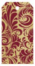 Nature Maroon Style A Tag (2 1/4 x 4) 10/Pk