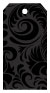 Nature Black Style A Tag (2 1/4 x 4) 10/Pk