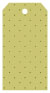 Polkadot Green Style A Tag (2 1/4 x 4) 10/Pk