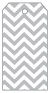 Chevron Pewter Style A Tag (2 1/4 x 4) 10/Pk