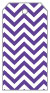 Chevron Amethyst Style A Tag (2 1/4 x 4) 10/Pk