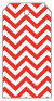Chevron Rouge Style A Tag (2 1/4 x 4) 10/Pk