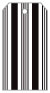 Stripe Black & White Style A Tag (2 1/4 x 4) 10/Pk