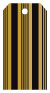 Stripe Noir Style A Tag (2 1/4 x 4) 10/Pk