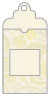 Paisley Yellow Window Tag (2 5/8 x 5) 10/Pk