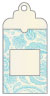 Paisley Aquamarine Window Tag (2 5/8 x 5) 10/Pk