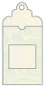 Paisley Green Window Tag (2 5/8 x 5) 10/Pk