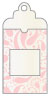 Peacock Rosa Window Tag (2 5/8 x 5) 10/Pk