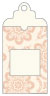 Morocco Mellow Pink Window Tag (2 5/8 x 5) 10/Pk