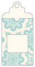 Morocco Mellow Blue Window Tag (2 5/8 x 5) 10/Pk