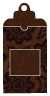 Morocco Coco Window Tag (2 5/8 x 5) 10/Pk