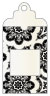 Morocco Black Window Tag (2 5/8 x 5) 10/Pk