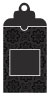 Morocco Noir Window Tag (2 5/8 x 5) 10/Pk