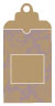 Renaissance Rosy Brown Window Tag (2 5/8 x 5) 10/Pk