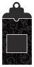 Nature Black Window Tag (2 5/8 x 5) 10/Pk