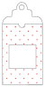 Polkadot Red Window Tag (2 5/8 x 5) 10/Pk