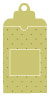 Polkadot Green Window Tag (2 5/8 x 5) 10/Pk